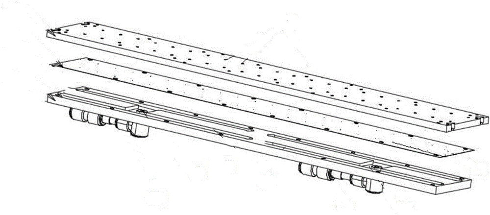 Figure 1 The Air-floating Glass Transmission Section 1