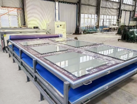 Figure 1 Double Layer Double Track EVA Laminated Glass Machine