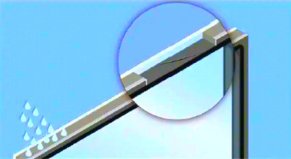 Figure 6 The slope edge sealing technology