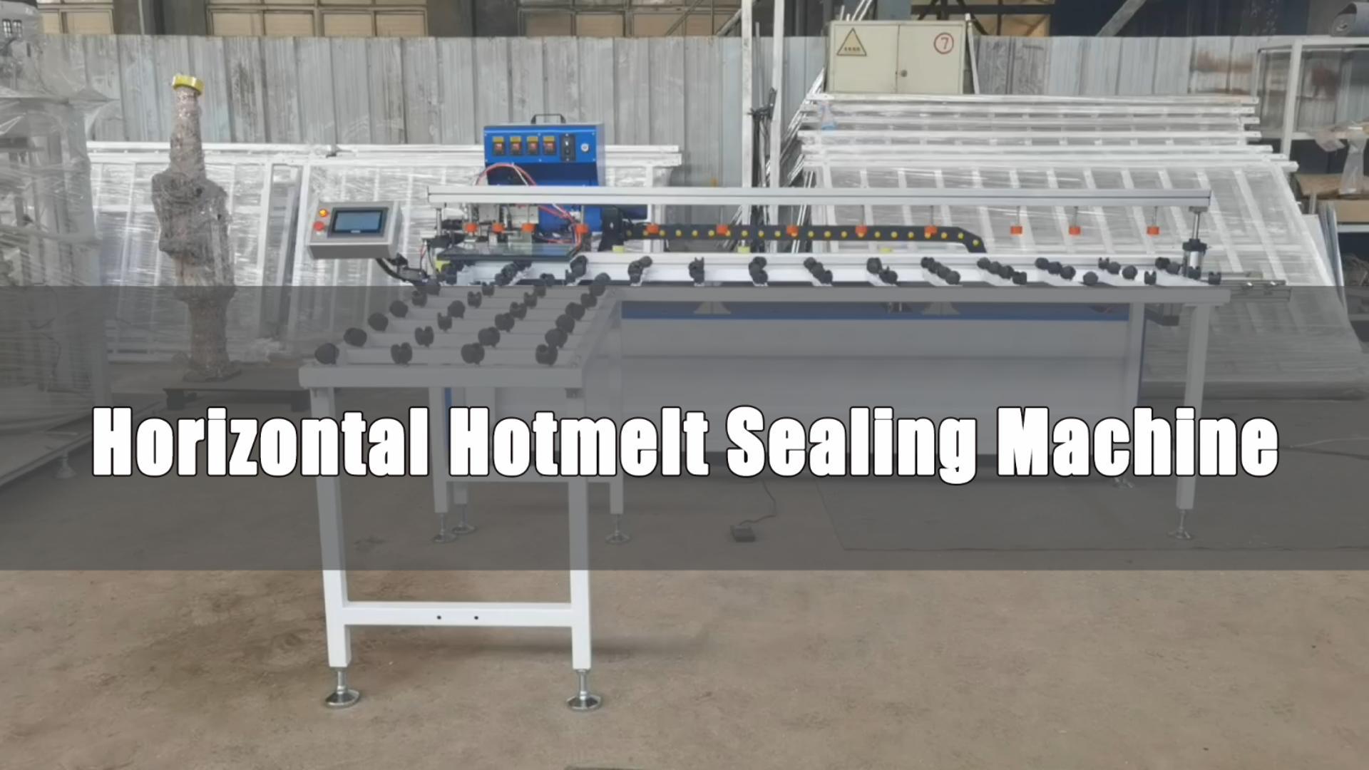 LIJIANG Glass Horizontal Hotmelt Sealing Machine