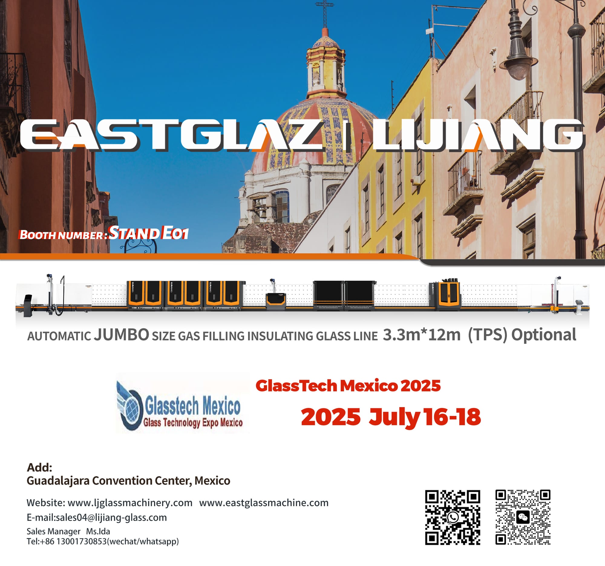 GlassTech Mexico 2025 Kicks Off, EastGlaz Lijiang Makes a Strong Debut with TPS Technology