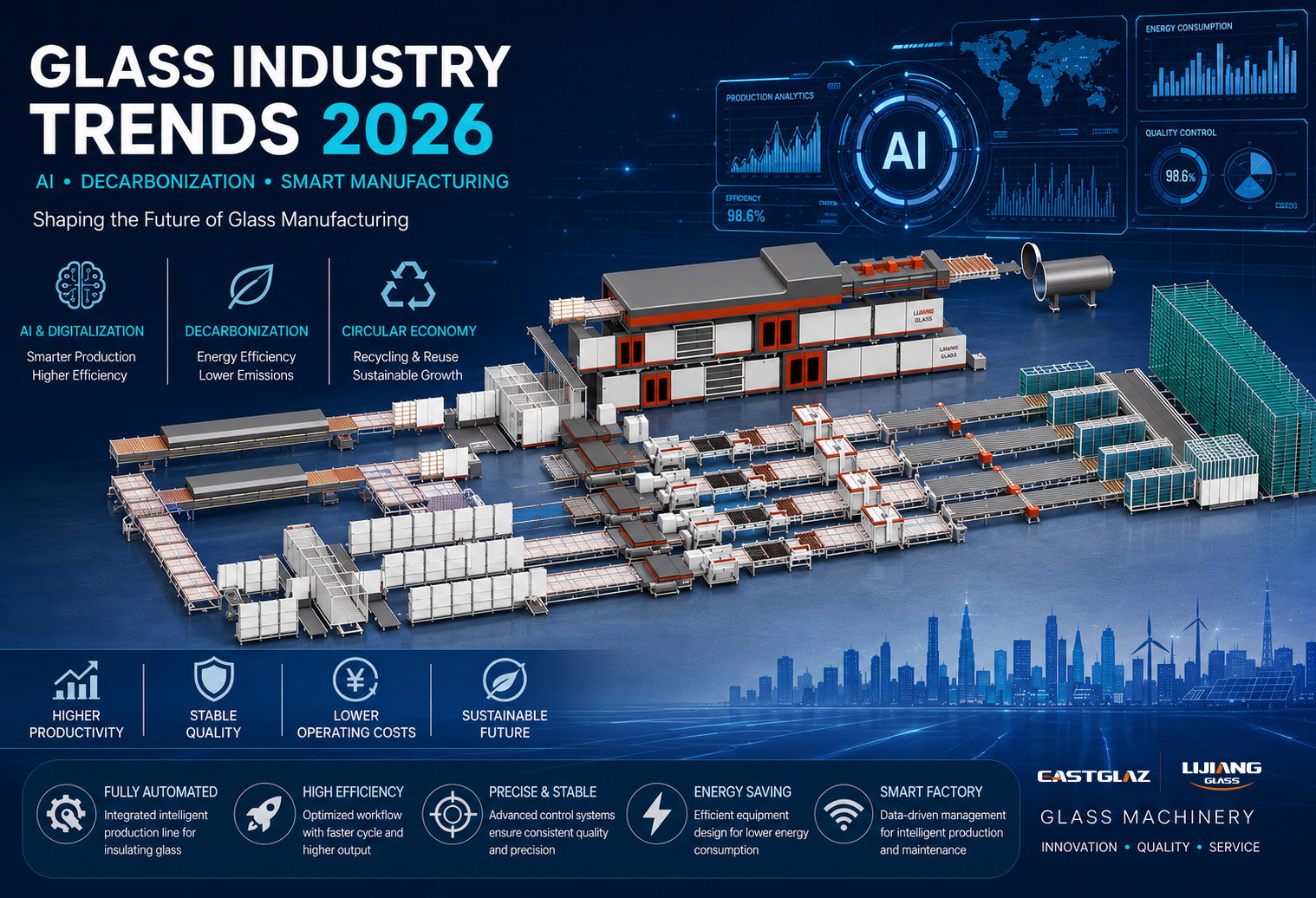 Glass Industry Trends 2026: AI, Decarbonization, and Smart Manufacturing Reshaping the Future