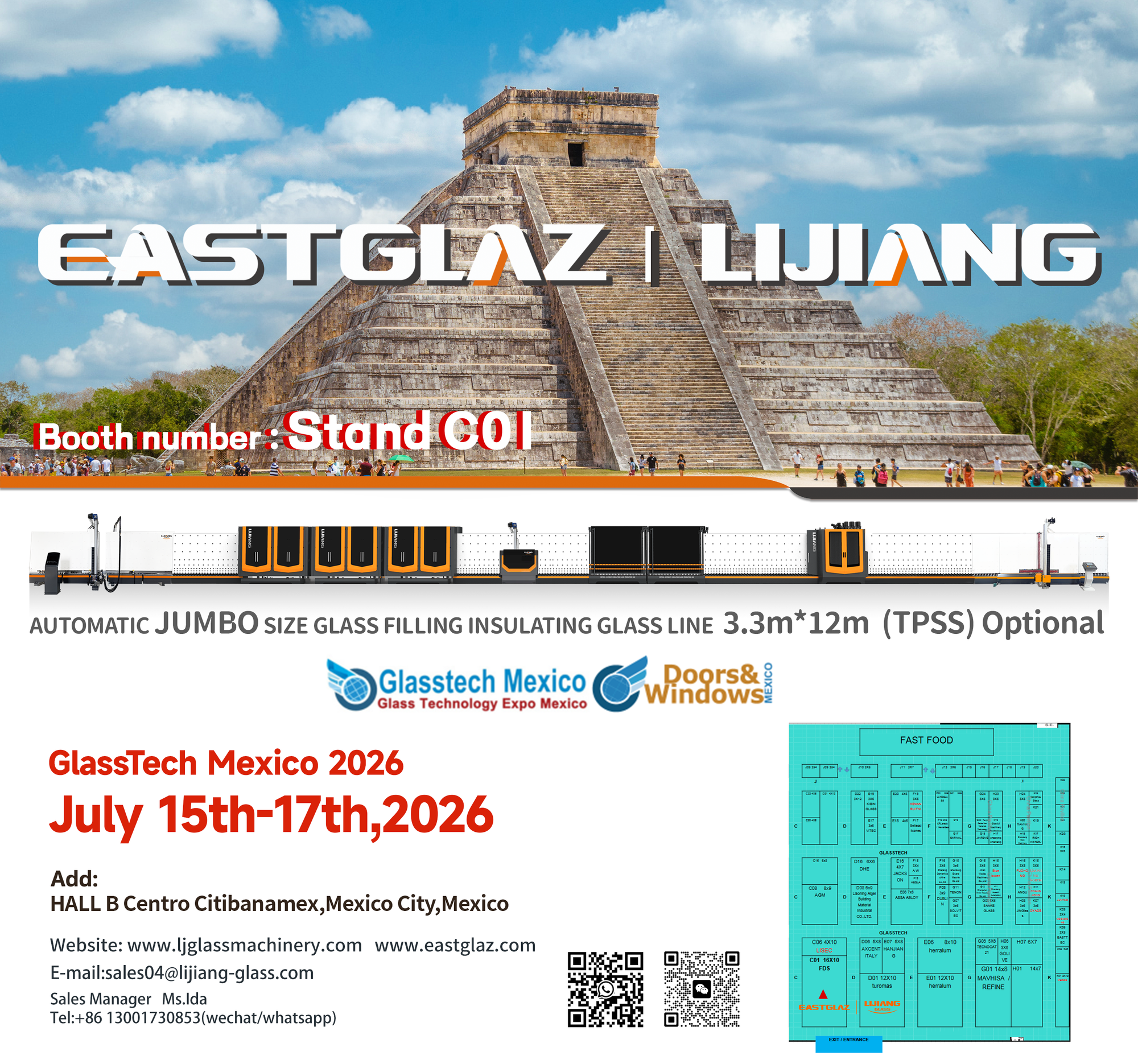 LIJIANG to Showcase Jumbo Insulating Glass Production Line at GlassTech Mexico 2026