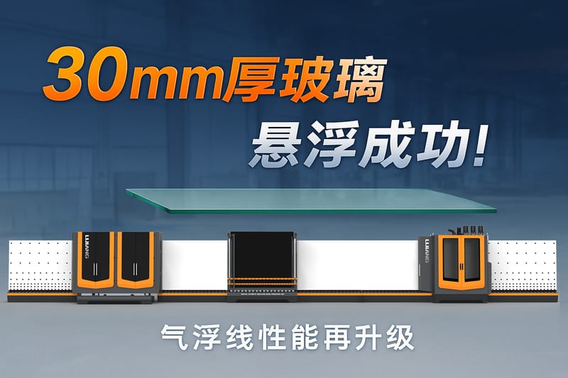 Air Float Line Holds 30mm Thick Glass