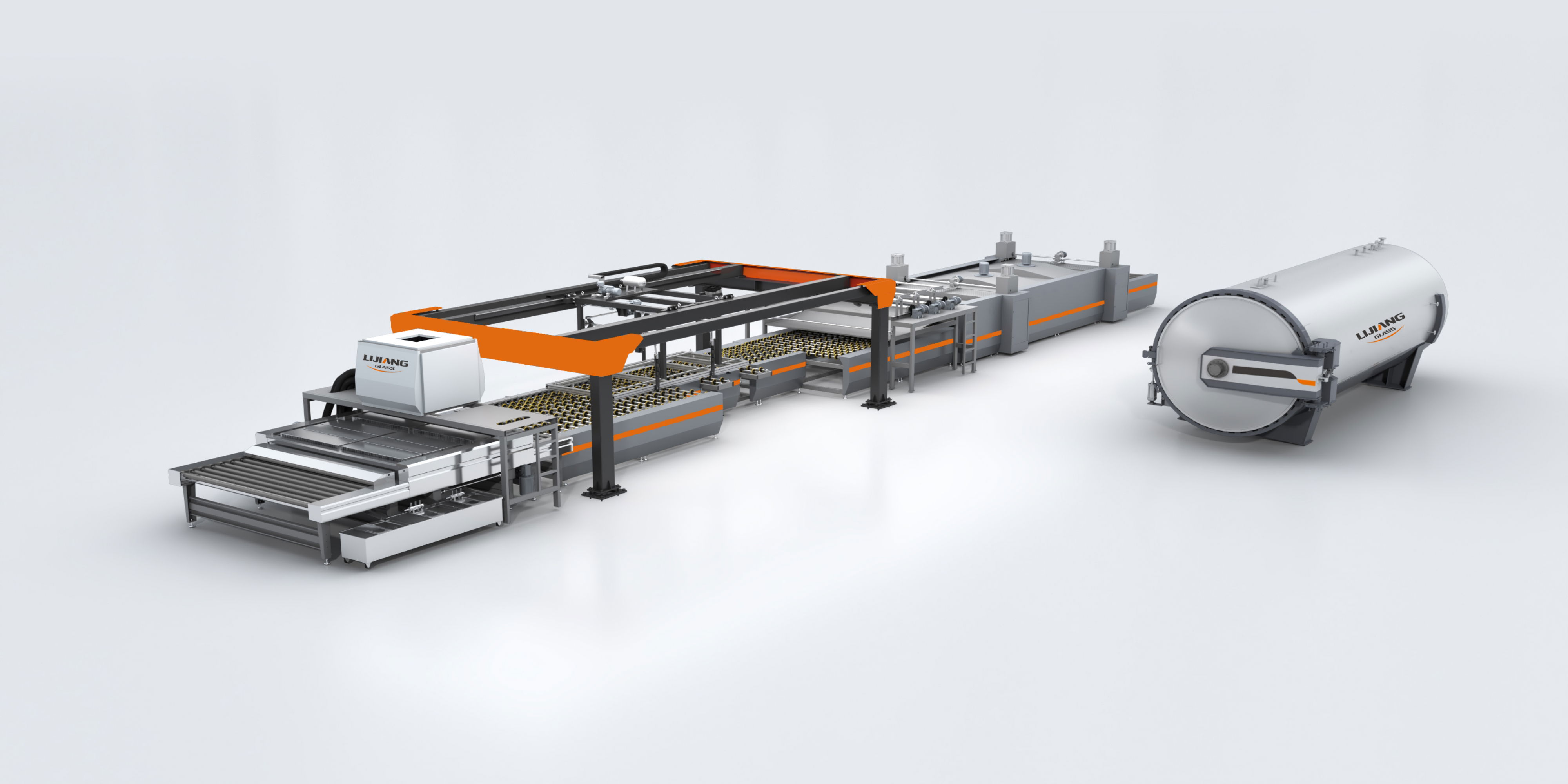 Figure 5 The LIJIANG Glass automatic laminated glass lamination furnaces