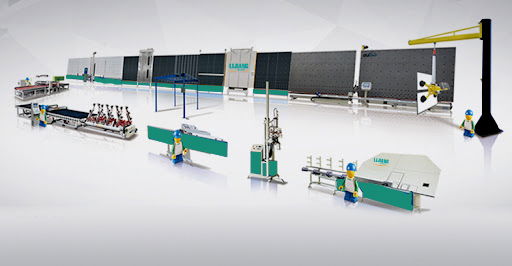 Figure 1 The slot aluminum insulating glass production line