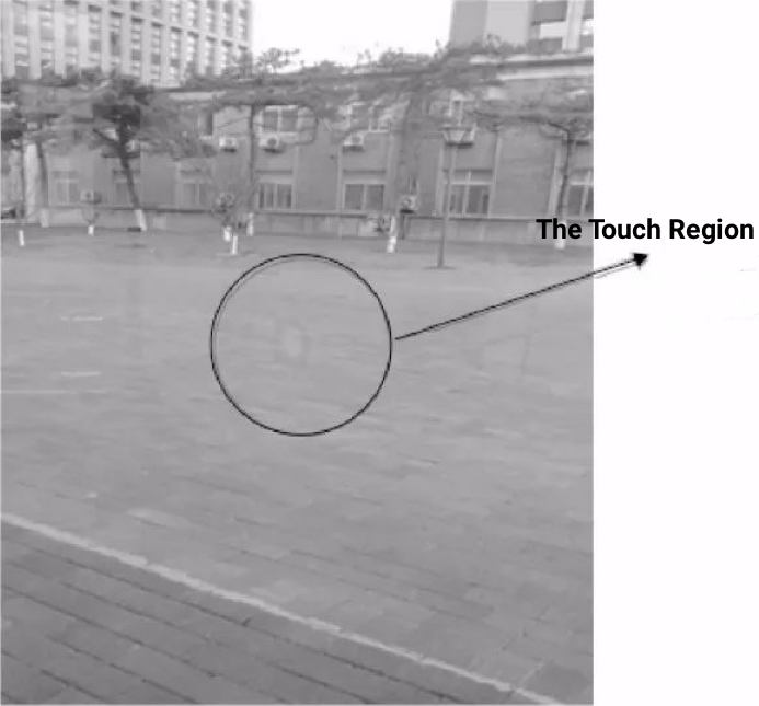 Figure 5 The temperature difference causes the inner and outer sheets of the insulating glass to come into contact. 