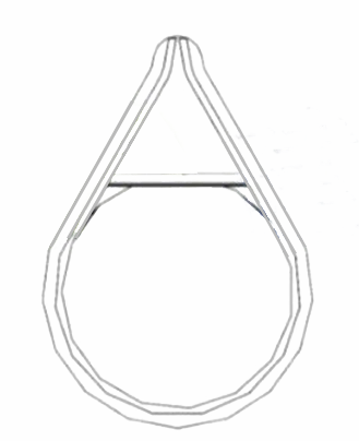 Figure 1 Straight and inclined air knife sections