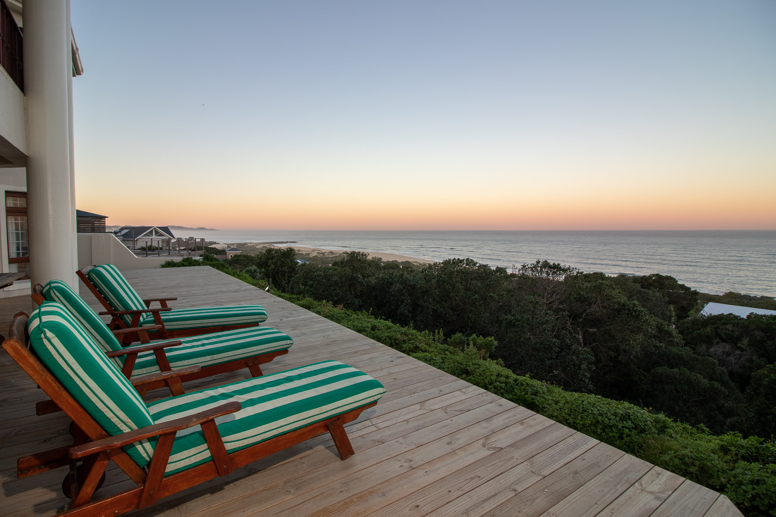 Sea view from the deck