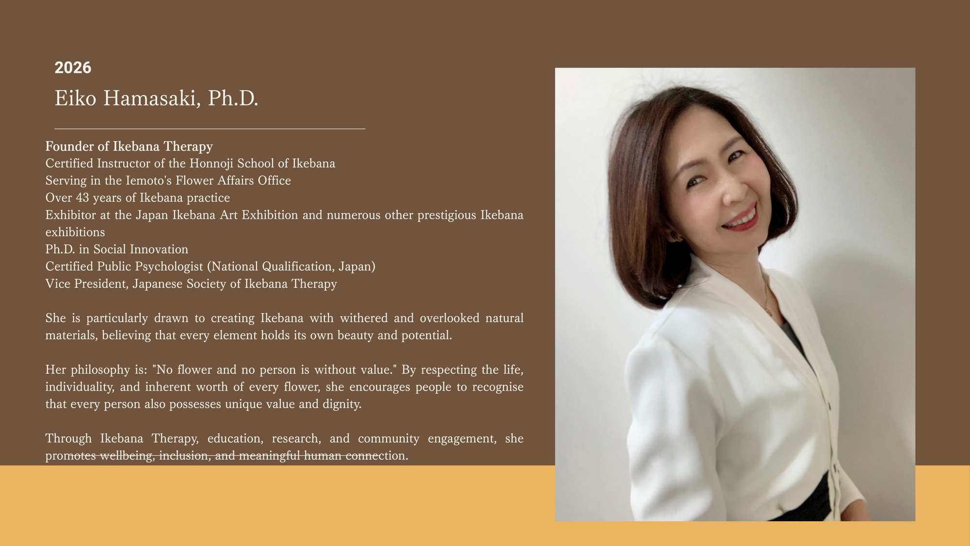 Eiko Hamasaki,  Ph.D.