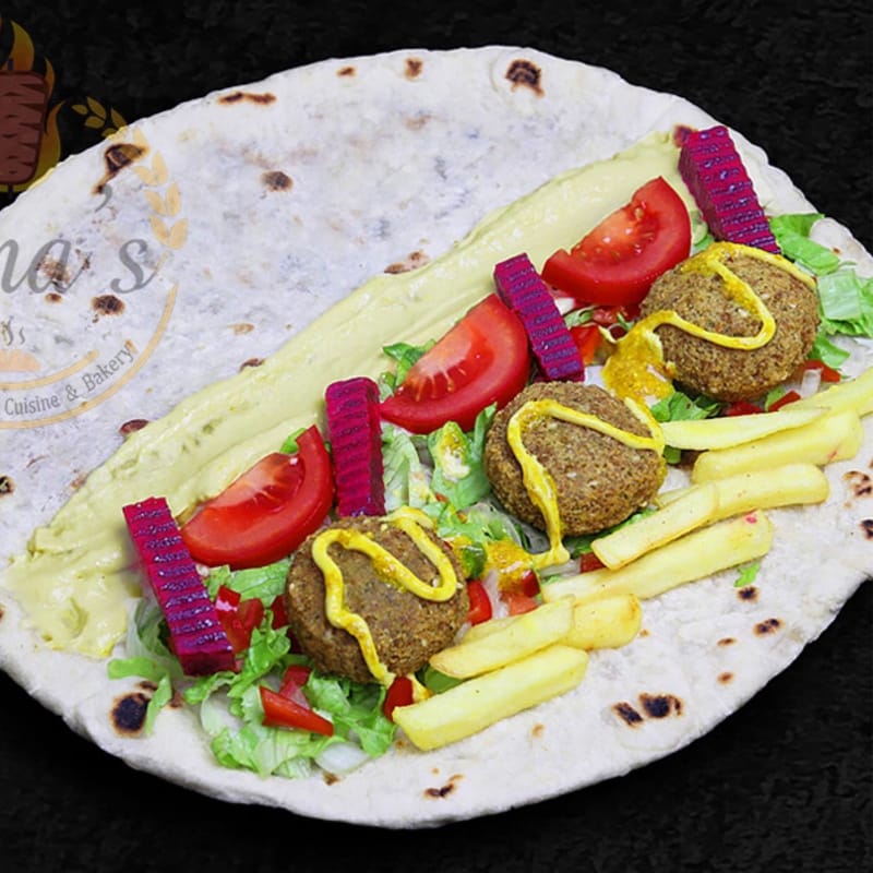 Deluxe Falafel wrap