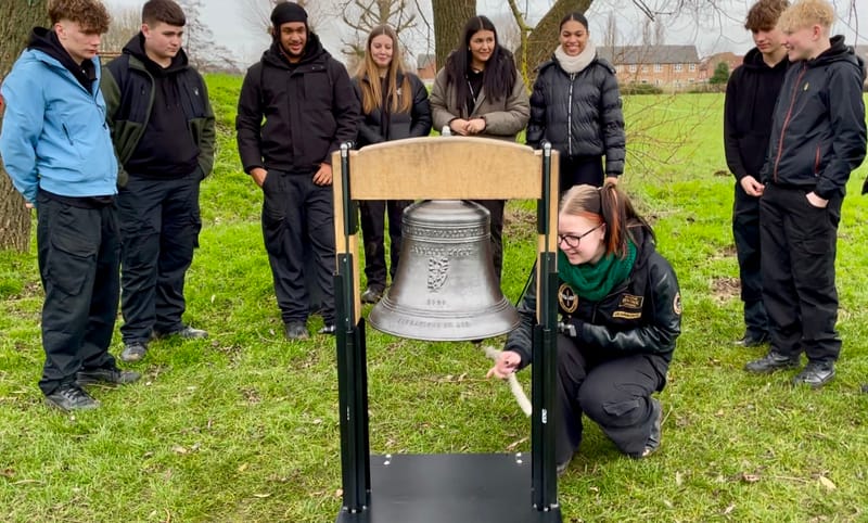 Tree Charter Bell Tolls in Warsop, Nottinghamshire