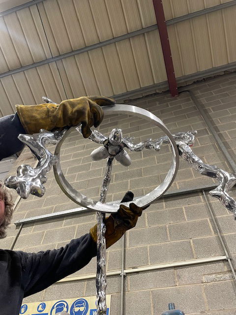 The finished Forest Bell canopy