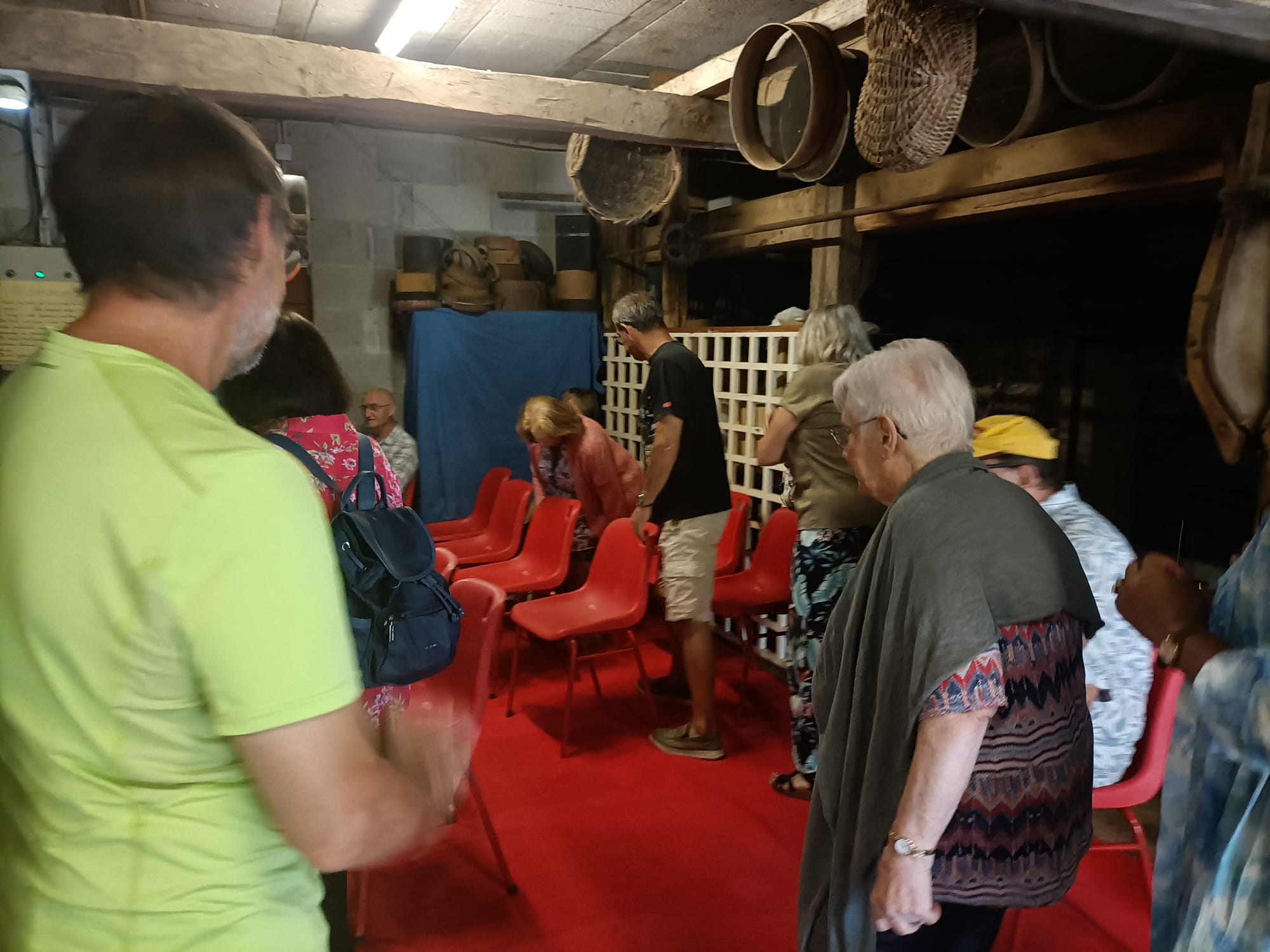 Preparation et visite moulin