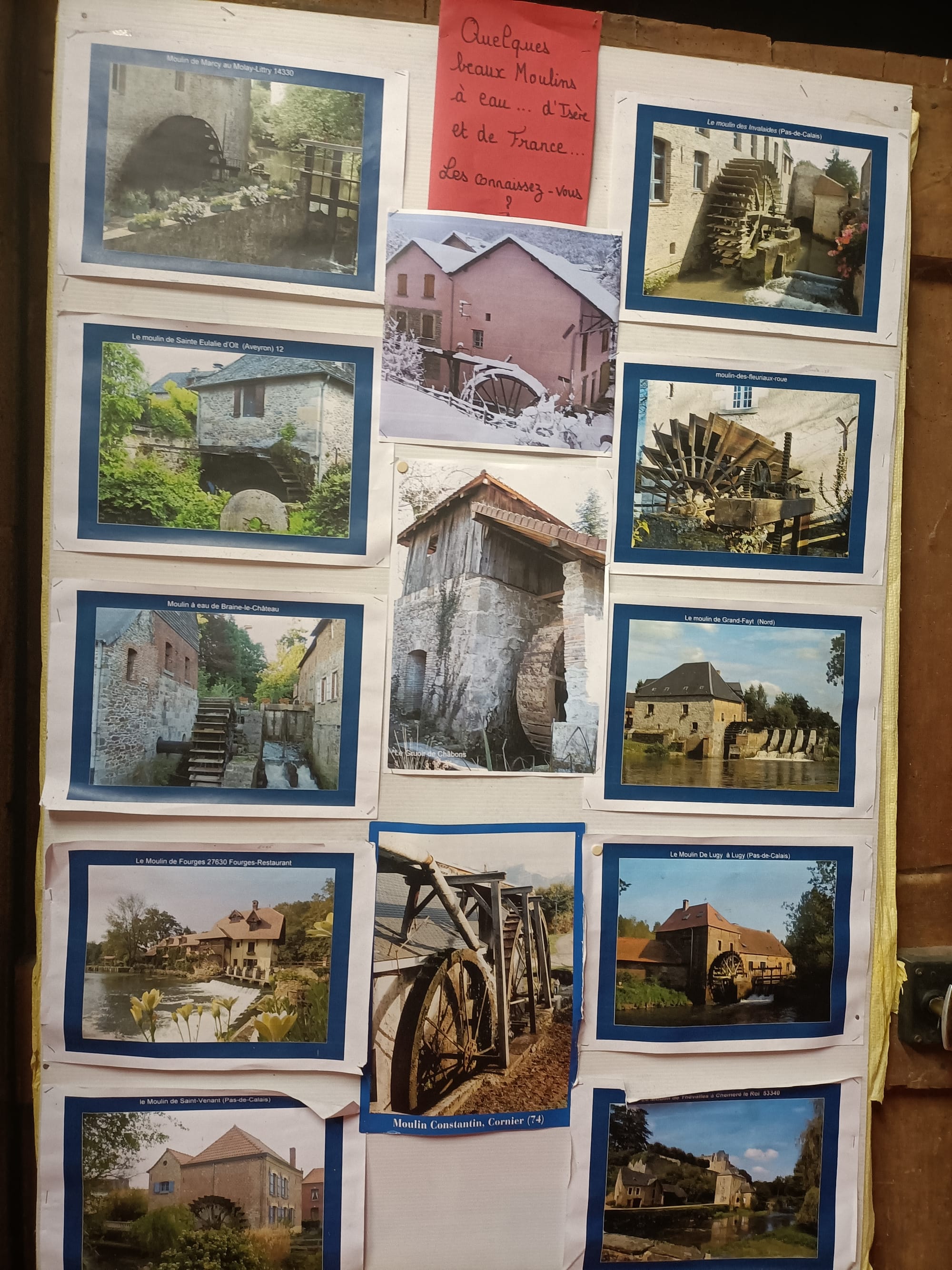 Preparation et visite moulin