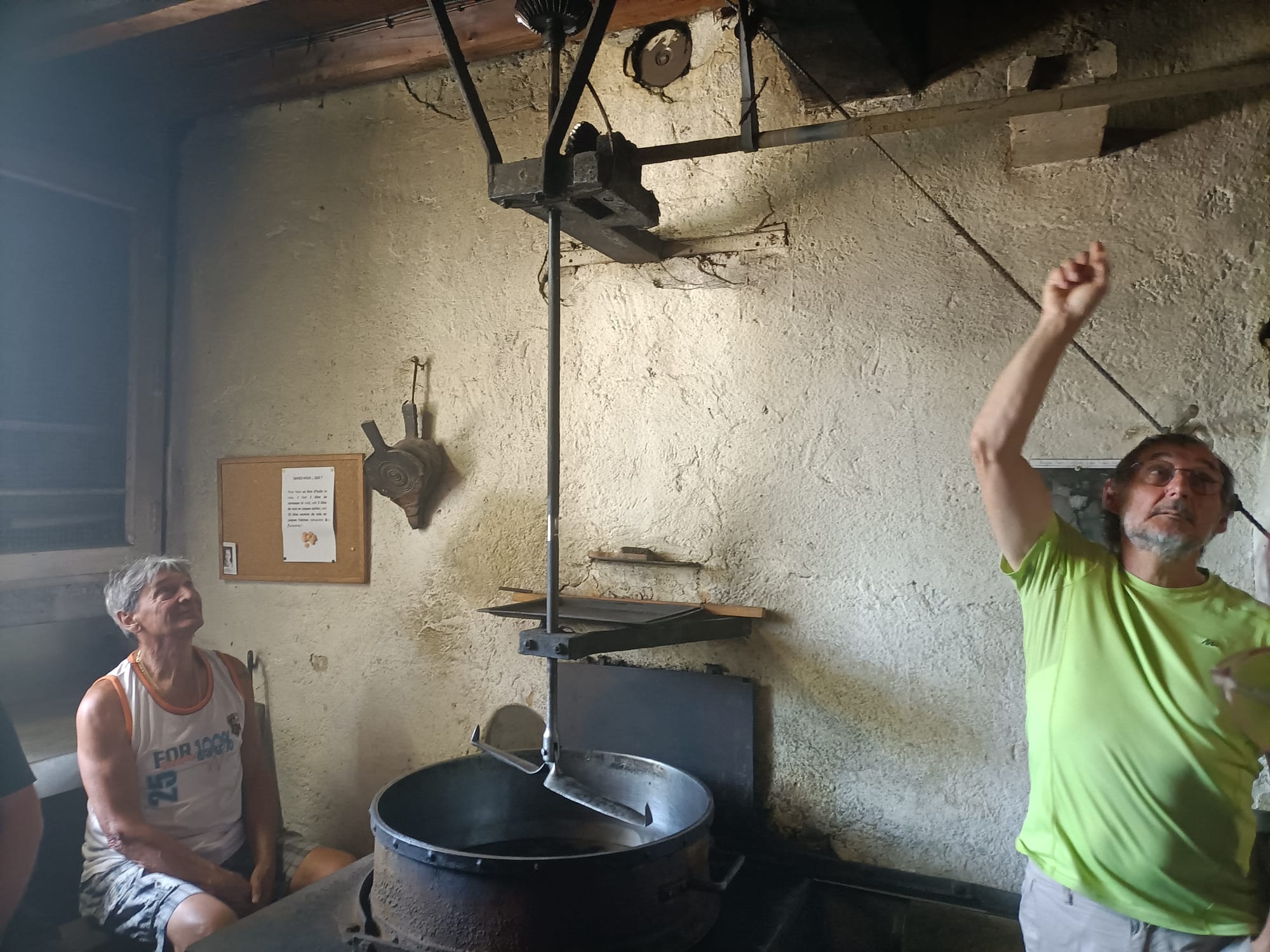 Preparation et visite moulin