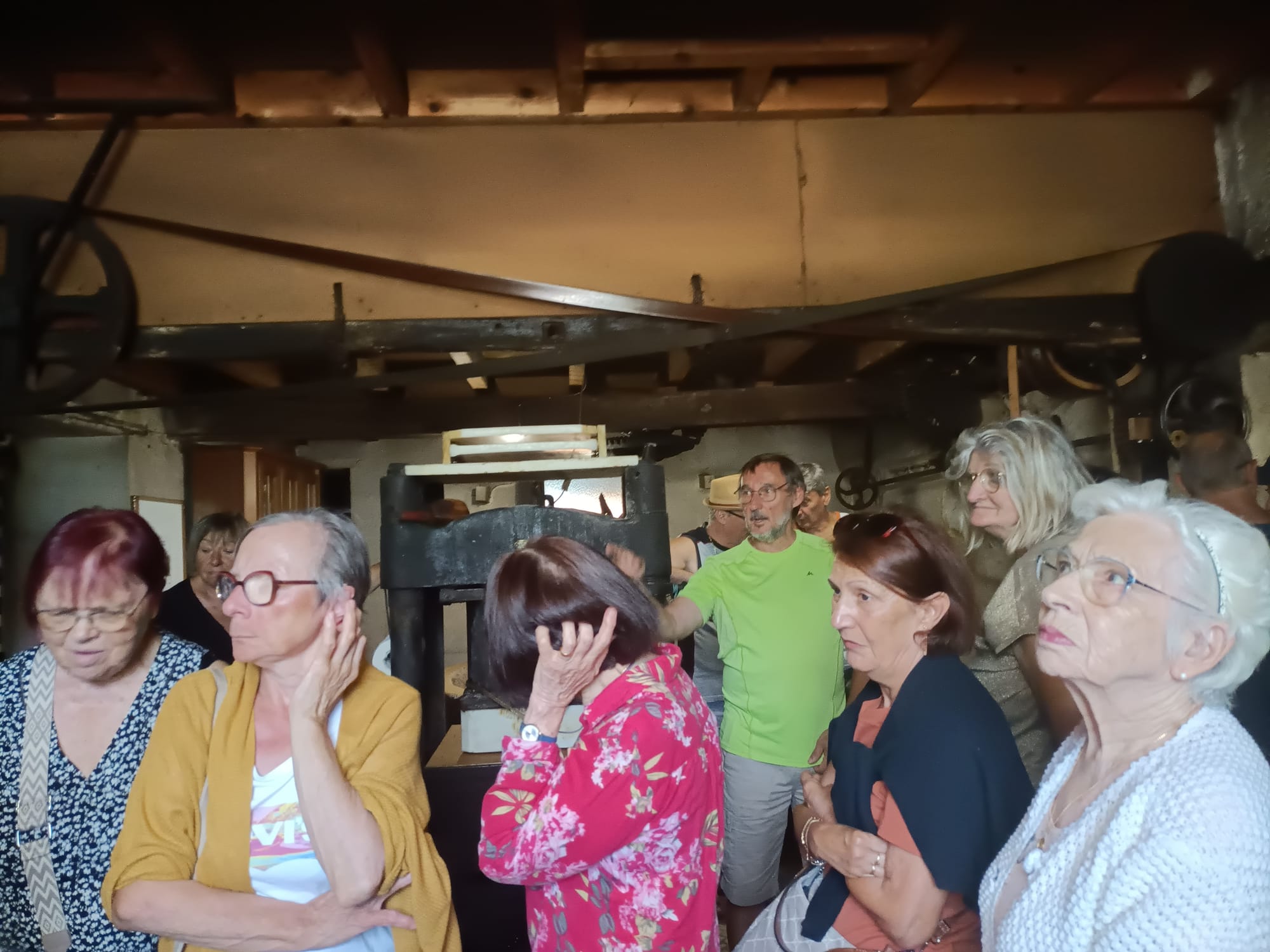 Preparation et visite moulin