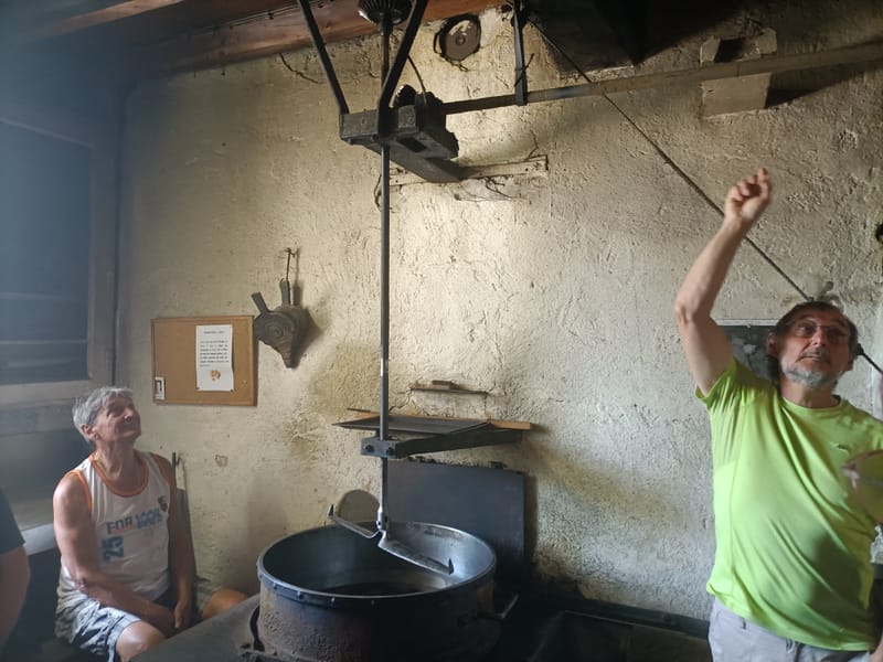 Preparation et visite moulin