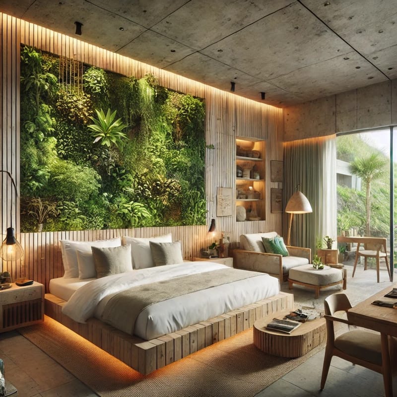🌿 Esperienza la Tranquillità Sostenibile nella Nostra Camera d'Albergo Eco-Friendly 🌿