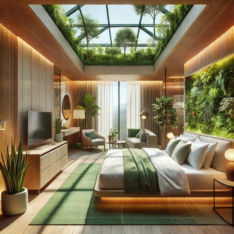 La Rivoluzione Verde: Come l'Architettura Sostenibile e la Permacoltura Stanno Ridisegnando il Futuro degli Hotel