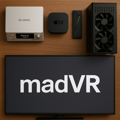 ויתור על סטרימרים לטובת madVR – הבחירה בפתרון HTPC לעילוי איכות התמונה.