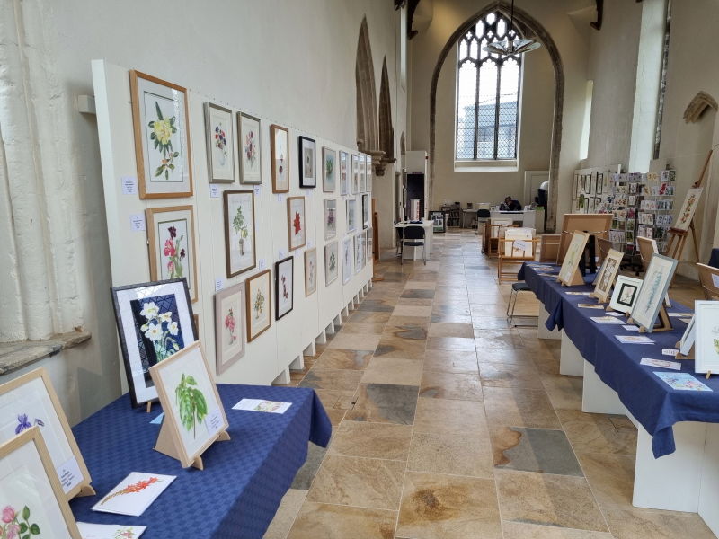 'IBA in Bloom' now open at Becket's Chapel, Wymondham, until July 21st.