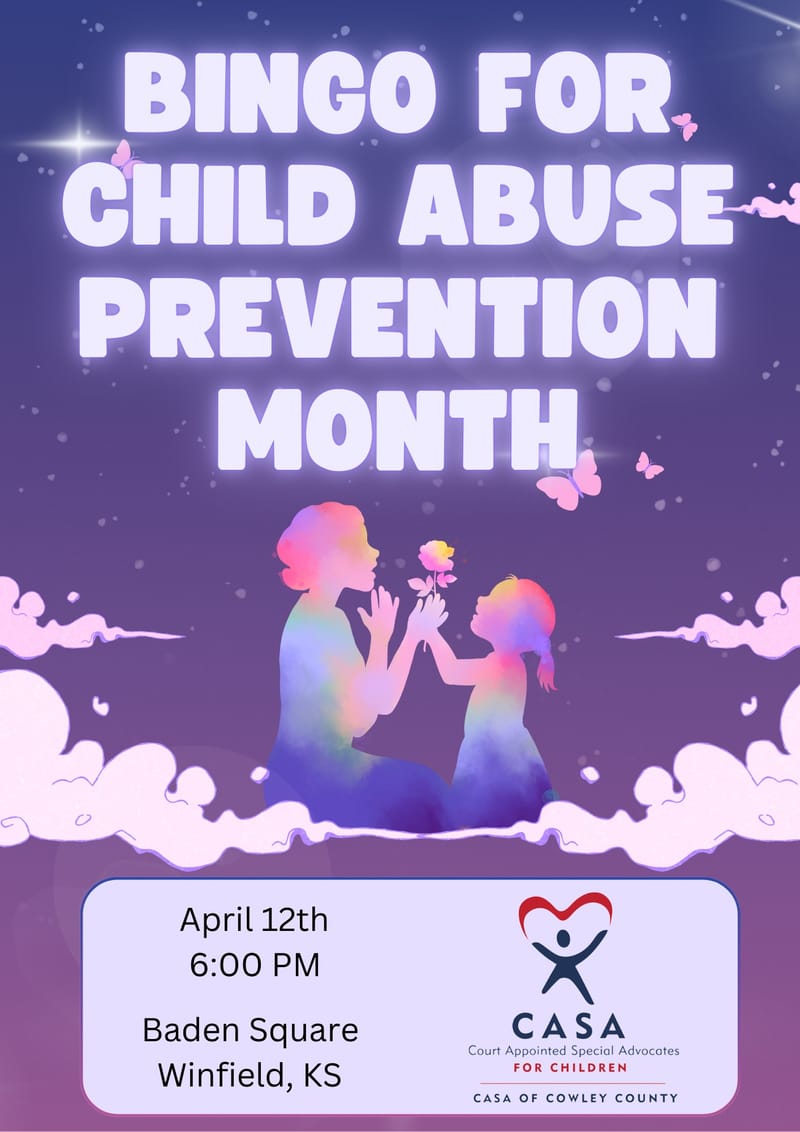 Child Abuse Prevention Bingo!