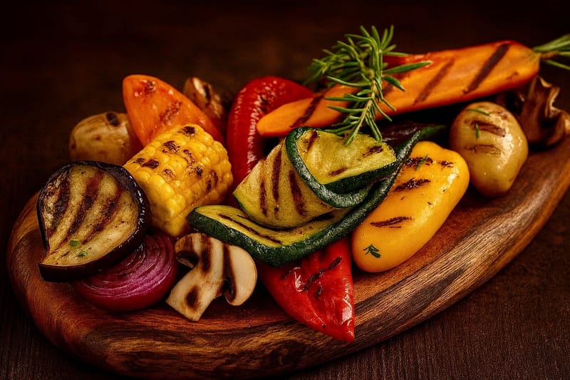 Mixed grill from the garden (vegetarian and gluen free)