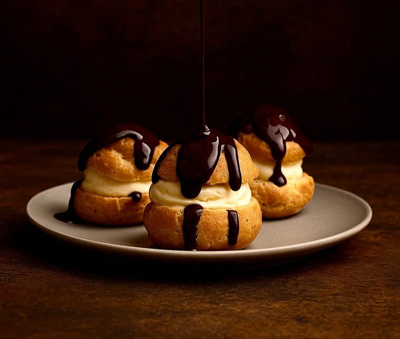 Tiny puffs - Big drama (vegetarian)