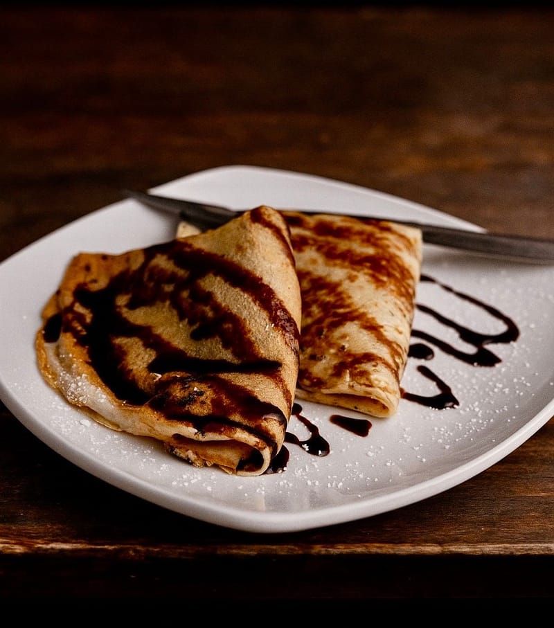Gerbeaud crêpes (vegetarian)