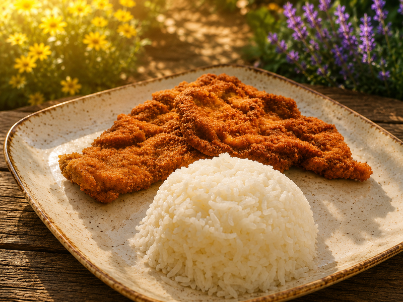 Golden crunch schnitzel