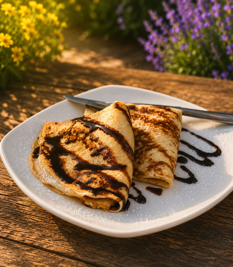 Gerbeaud Crêpe Delight (Inspired by the iconic Hungarian Gerbeaud Cake)