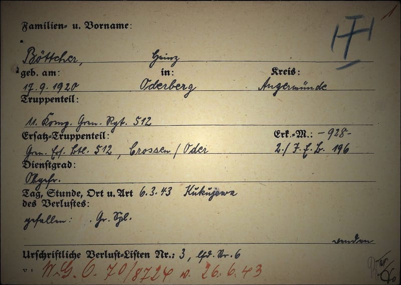 Vortrag „Die Gefallenen des 2. Weltkriegs aus Oderberg"