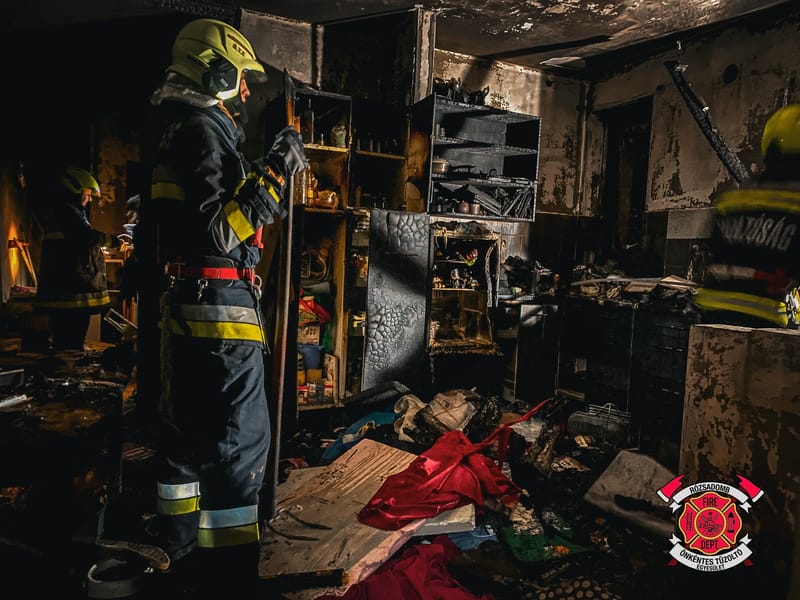 Családi ház égett Budakeszin