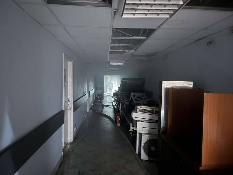 Tűz volt a Városmajori Szív- és Érgyógyászati Klinikán