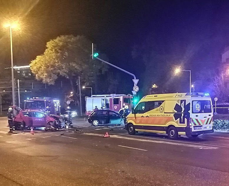 Baleset a János Kórháznál