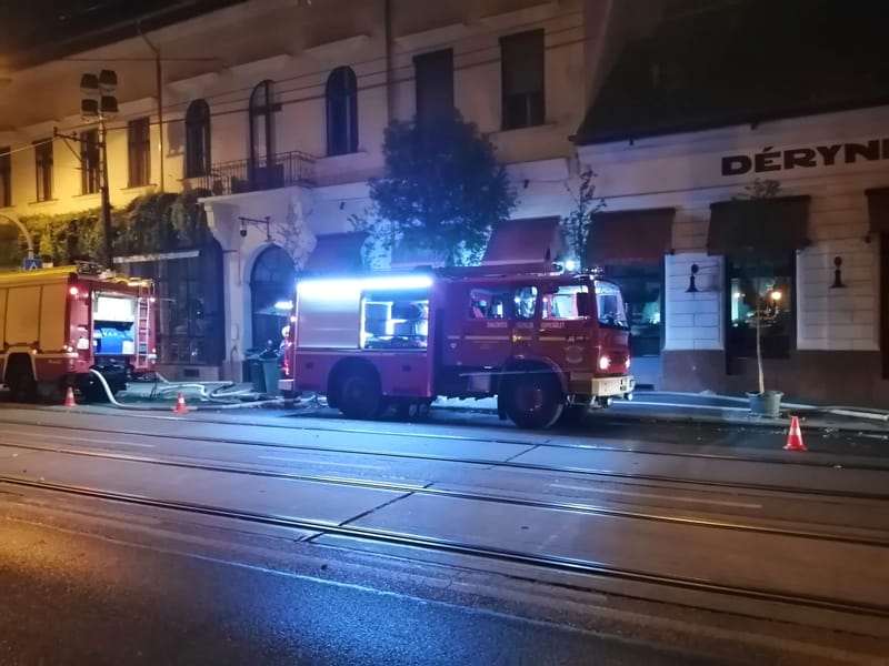 Tűzeset a Dérynében