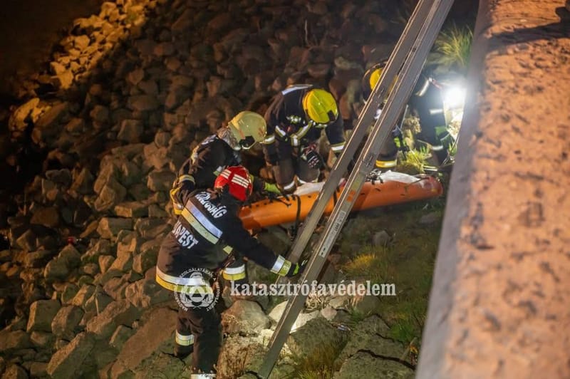 A rakpart köveire zuhant egy ember