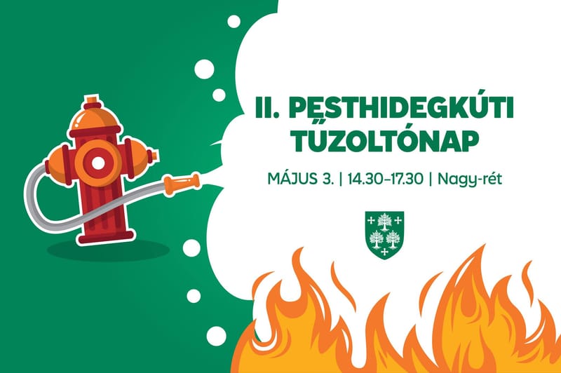 🚒  II. PESTHIDEGKÚTI TŰZOLTÓNAP 🚒 
Május 3. 14:30-17:30  hűvösvölgyi Nagy-rét