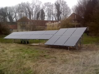 Ground Mounted Solar PV Panel Installation