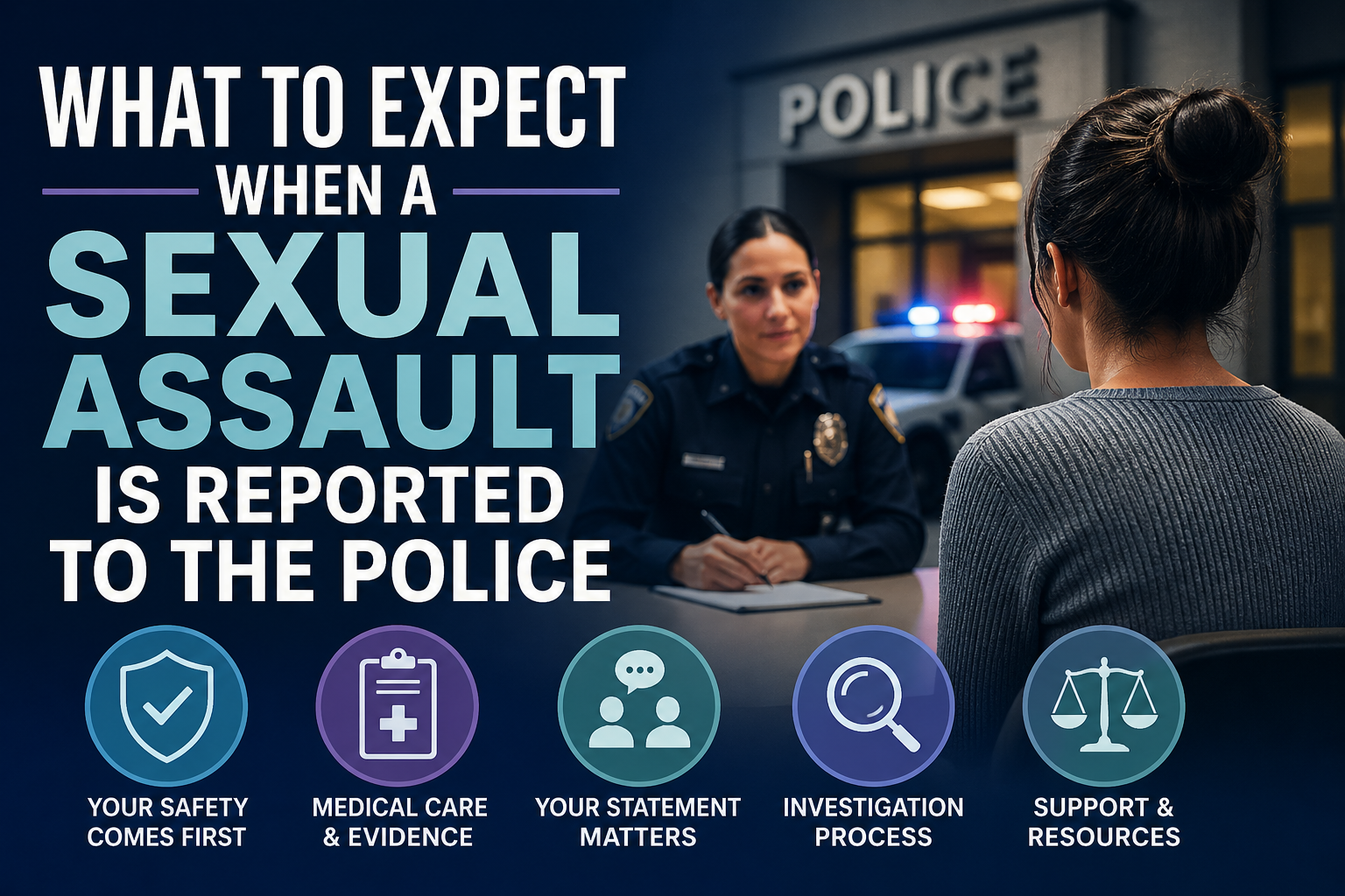 What to Expect When Reporting a Sexual Assault