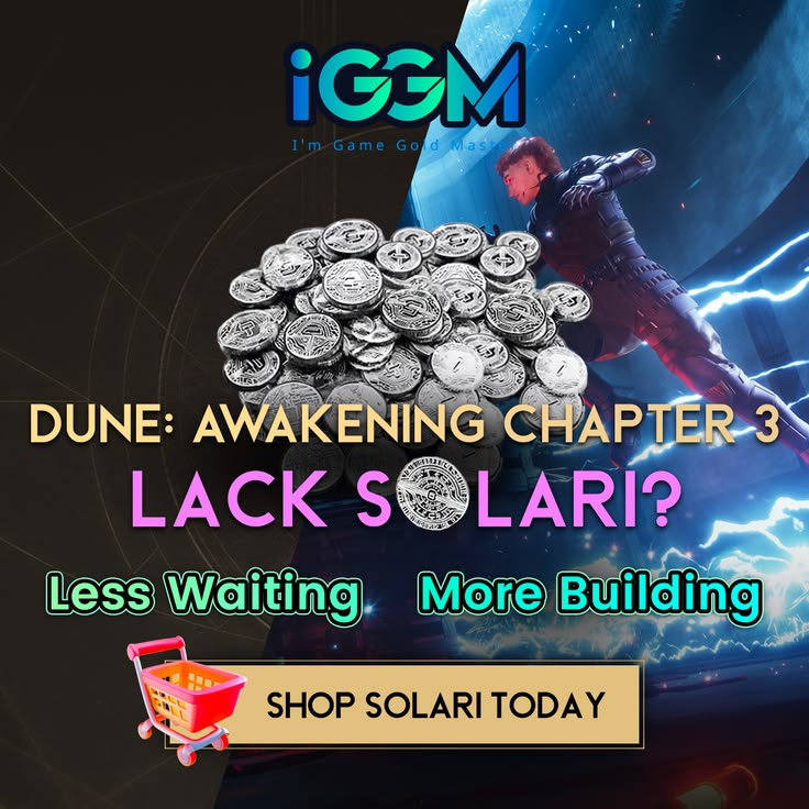 Buy Dune Awakening solari by fast delivery at IGGM.com. 4.8 Trustpilot rating and over 160k 5-star reviews. Discount plans and 24/7 support are also avaiable.