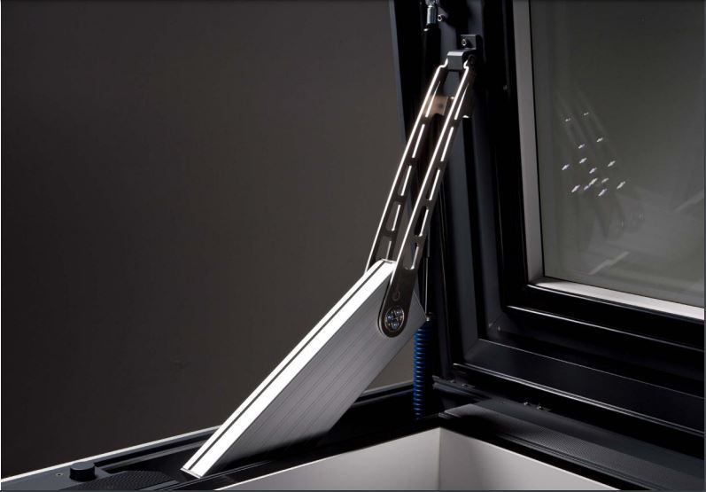 Urbane Design Studio Sky Door Thermally Broken Hinged Access Rooflight