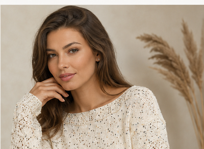 Pullover with Lace Sleeves Knitting Pattern