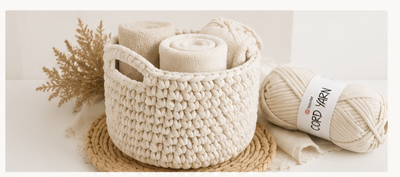 Easy Crochet Basket Pattern with YarnArt Cord Yarn | Beginner-Friendly Storage Basket