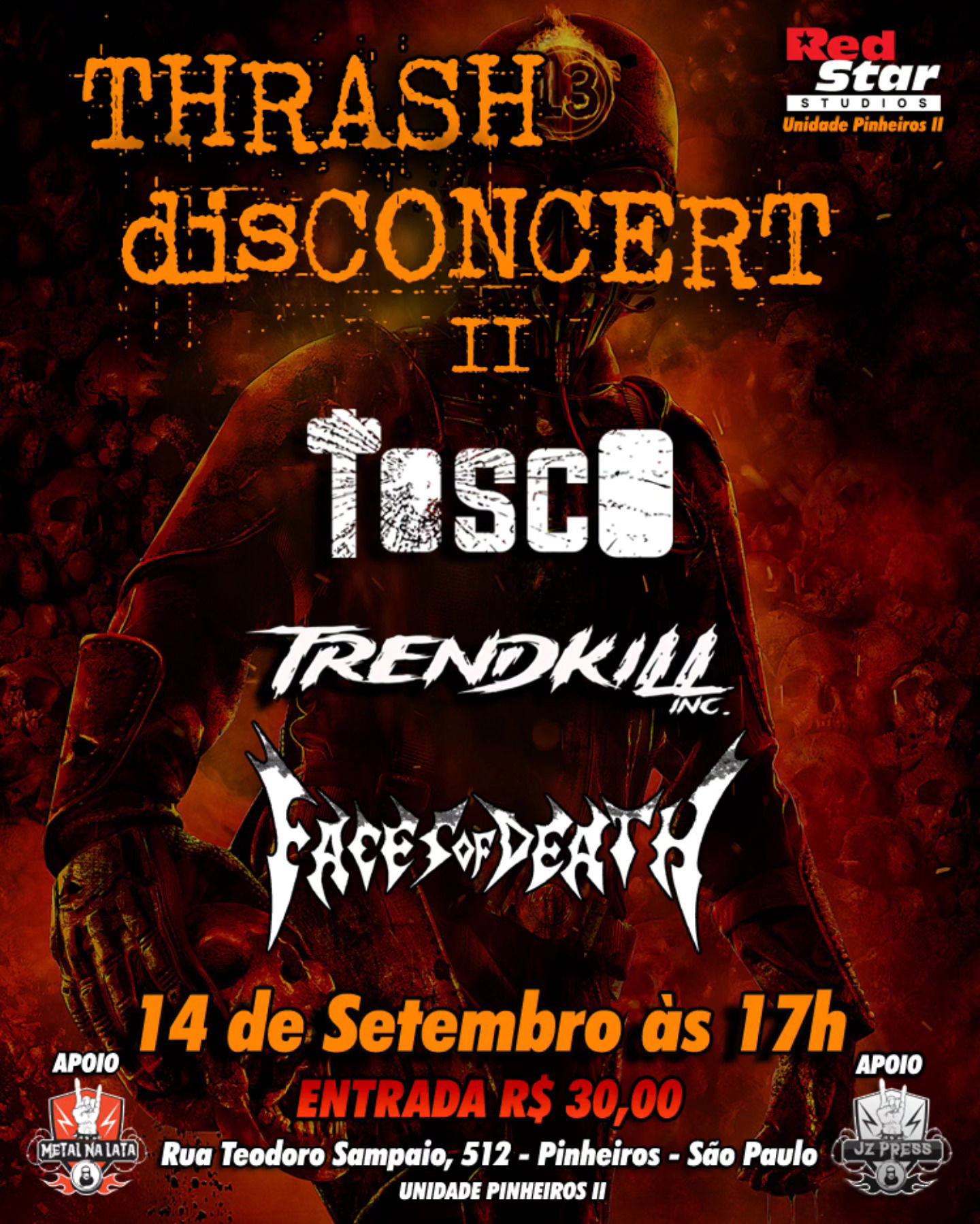 Thrash disConcert: Segunda Edição do Festival Promete Agitar a Cena Metal Paulistana