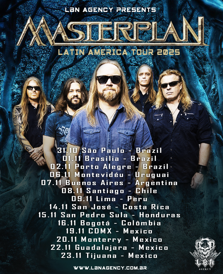 Masterplan confirma tour na América Latina.