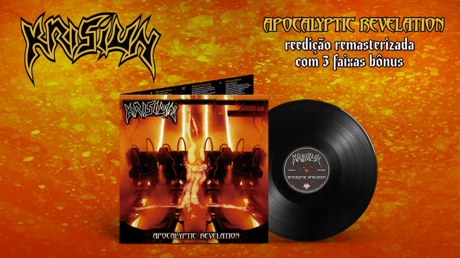 KRISIUN: 'APOCALYPTIC REVELATION' GANHA RELANÇAMENTO EM VINIL