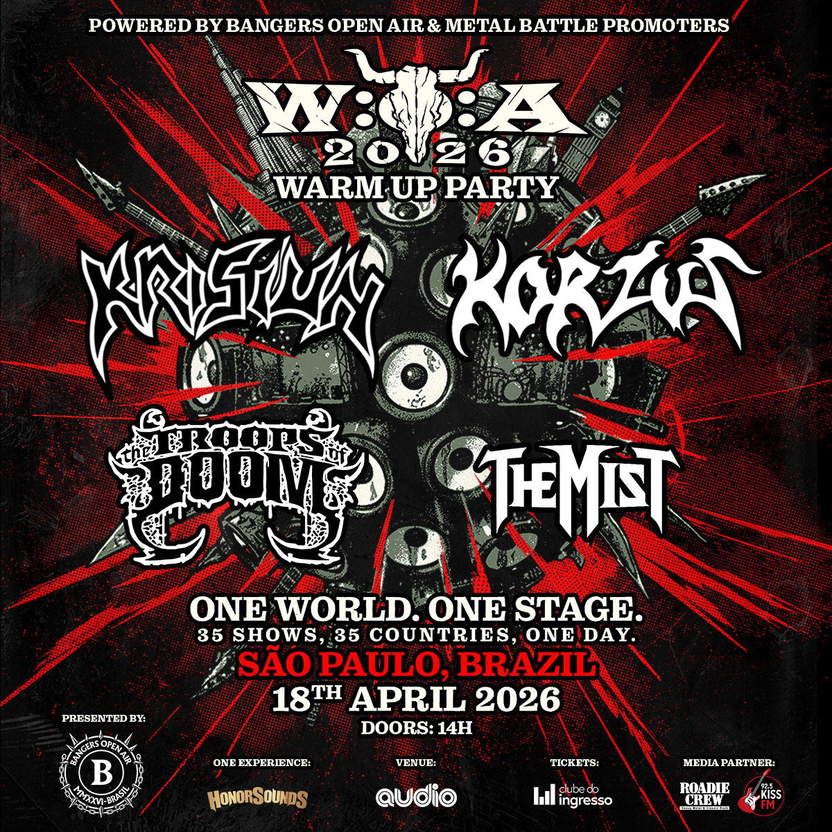 WACKEN OPEN AIR ANUNCIA EVENTO OFICIAL NO BRASIL PARA CELEBRAR SEUS 35 ANOS