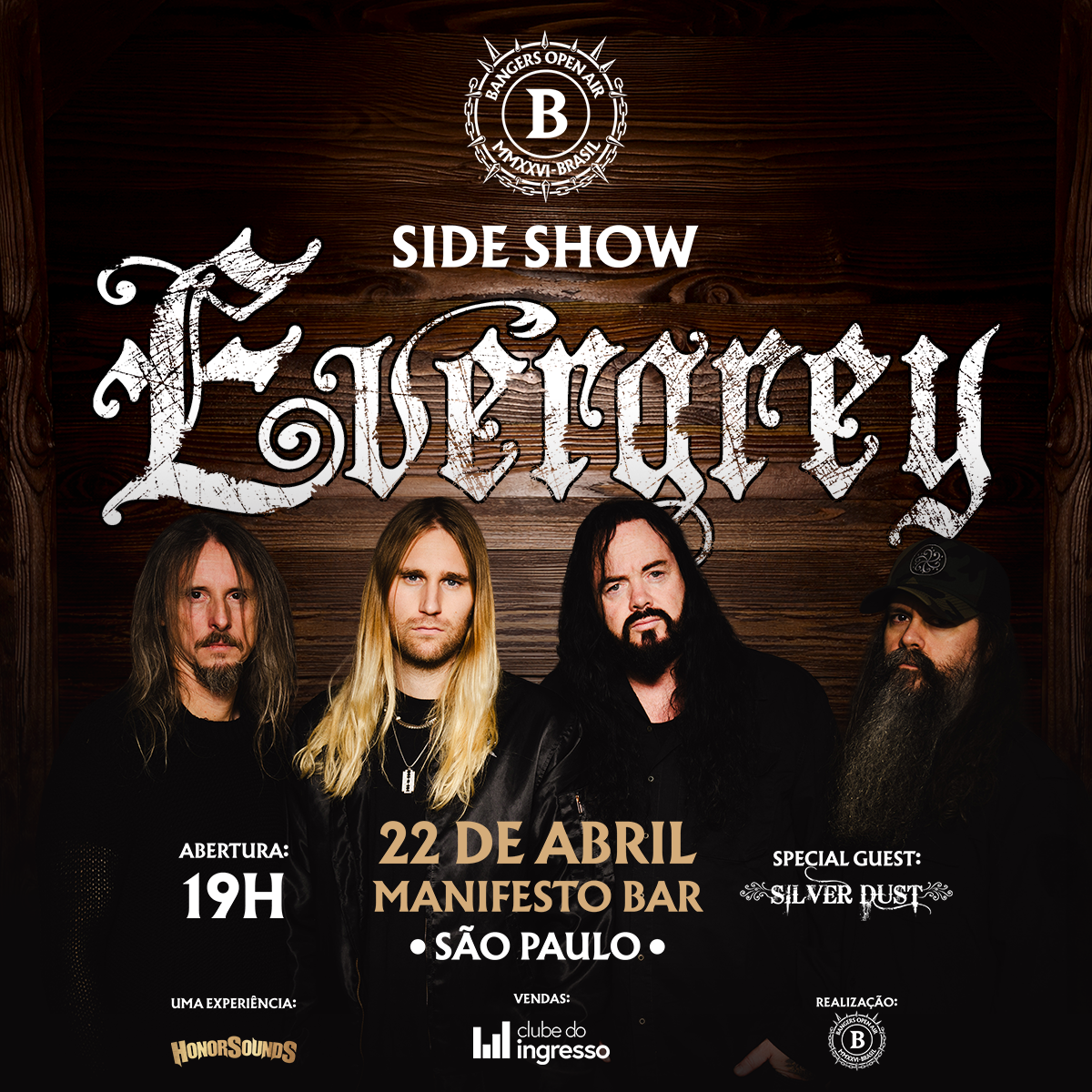 EVERGREY FARÁ SHOW ESPECIAL E INTIMISTA EM SÃO PAULO